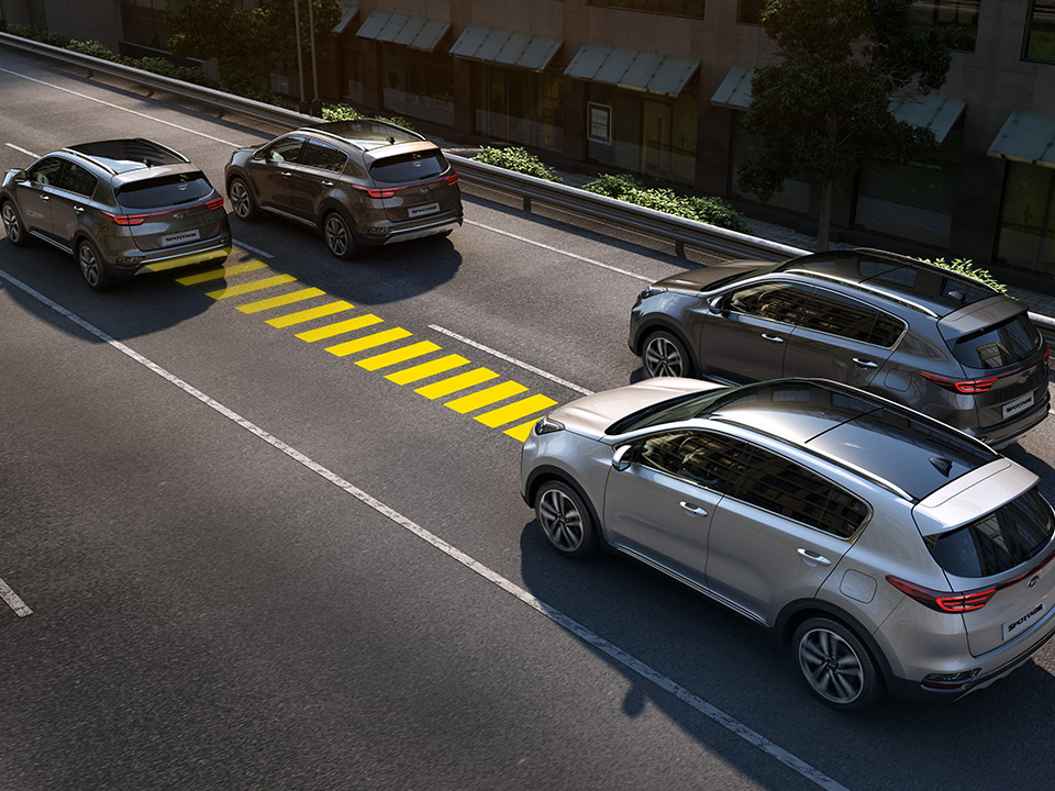 Kia Sportage Adaptive Geschwindigkeitsregel- anlage  mit Stop und Go